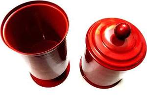 Truco de Magia Sweet VASE: Tubo de Producción Rojo, Instrucciones Completas Incluidas, Fácil de Realizar, 1 Florero Metálico, Papel Quemable y Tapa - Product Image 5