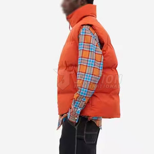 Meilleur prix pour veste d'hiver matelassée en polyester pour homme, teinte unie, vente en ligne, veste d'hiver matelassée pour homme - Product Image 6
