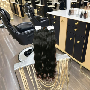 ผมทอที่มีคุณภาพจากอินเดียความคิดเห็นที่ดี Remy อินเดียผม Remy ธรรมชาติการทอผ้าขนาดที่ดีที่สุดปลายหนาดี - Product Image 1