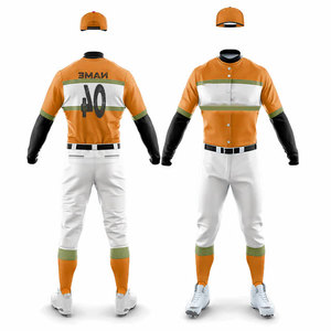 Tenue de baseball personnalisée avec nom et numéros d'équipe, logo sur mesure, uniforme d'entraînement sportif personnalisé, uniforme vierge personnalisable - Product Image 4