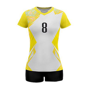 Uniforme de volley-ball en polyester, service OEM, meilleur uniforme léger, confortable, respirant et ajusté - Product Image 4