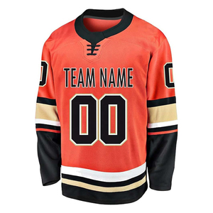 Performance Ice Hockey Jersey Custom Long Sleeve Team Sports Shirt Breathable Quick Dry Player Uniform <b>Athletic</b> Practice Match - Product Image 5