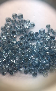 Diamant de laboratoire RAMDUT IMPEX, bleu vif fantaisie, pureté VS, taille brillant, certifié IGI, 1,1 mm à 3,6 mm, pierre de diamant non montée pour bijoux - Product Image 4