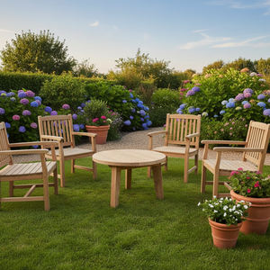 โต๊ะกาแฟไม้สักคุณภาพสูง สไตล์สแกนดิเนเวียน ทันสมัย เป็นมิตรกับสิ่งแวดล้อม ทนทาน ขาสามเหลี่ยม ผิวไม้ธรรมชาติ เหมาะสำหรับร้านกาแฟ - Product Image 5