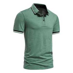 Camiseta Polo Deportiva de Alta Calidad para Hombre, Cómoda, al por Mayor, de Manga Corta, Ropa Masculina Personalizada, Camisetas Polo de Talla Grande - Product Image 3