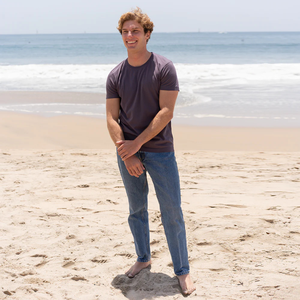 T-shirt pour homme en coton 100% brodé de qualité supérieure, 230g, couleur marron café, confortable, décontracté, streetwear, tee-shirt doux et respirant - Product Image 4