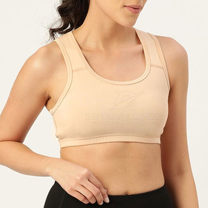 บราออกกำลังกายคุณภาพดีไซส์ใหญ่พิเศษ พร้อมโลโก้ด้านหน้า ผลิตในปากีสถาน มีหลายสีและหลายขนาดสำหรับผู้หญิง - Product Image 3