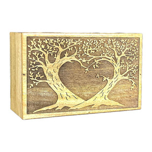 Factory Manufacturing Wooden Cremation <b>Urns</b> for Human <b>Ashes</b> Tree of Life Mango Wood Cremation <b>Urn</b> <b>Pets</b> Adult <b>Ashes</b> Funeral <b>Urns</b> - Product Image 4
