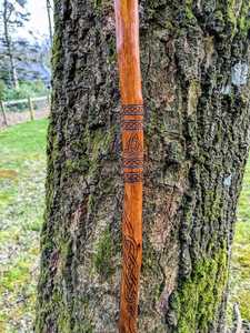 Hermosos Bastones de Madera Tallados a Mano con Soporte Resistente, con un Aspecto Elegante y Moderno, Ecológicos - Product Image 2