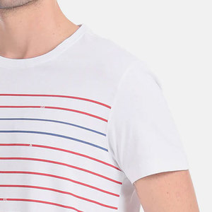 T-shirt pour homme en tissu doux, col rond, en coton, décontracté, manches courtes, nouveau look, tee-shirt d'été pour tous les jours et style streetwear - Product Image 4