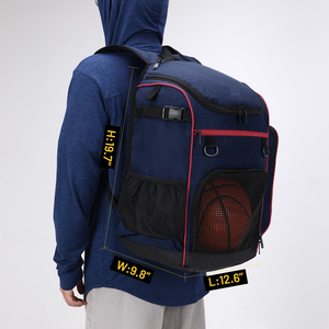 Sac de sport personnalisé pour le basketball, multi-poches, pour équipement sportif, fourni par l'usine OEM pour les détaillants de basketball - Product Image 3