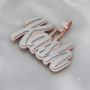 จี้เพชรทรงตัวอักษรคลาสสิกขนาดใหญ่ SHRAMAN DIAMOND เงินแท้ 925 สร้อยคอพร้อมจี้ตัวอักษรตามสั่ง ประดับเพชรโมอิสซาไนต์ ของขวัญสำหรับงานปาร์ตี้ - Product Image 6