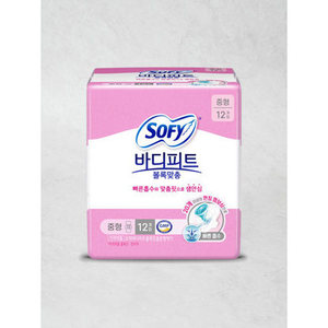 Bodyfit Ultra Slim Mediano Servilletas Sanitarias 12 Pack - Product Image 1