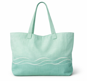 Sac fourre-tout en toile de coton personnalisé avec logo rayé, grand format, écologique et réutilisable, imprimé sur mesure pour la gym et les femmes - Product Image 5