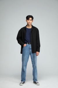 <b>Velvet</b> Thermal Crew Neck Shirt for Men Thick Stretchy Comfortable Winter Wear - Product Image 3