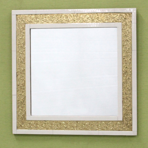 Resin Mirror 20x20 Inch <b>Square</b> Wall Hanging Decorative Mirror for Living Room Bedroom Bathroom | Elegant Home Decor Mirror - Product Image 1