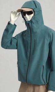 Veste de pluie à capuche unisexe imperméable -Tex 10,000 mm coupe-vent softshell écologique pour la randonnée en plein air, le camping et le trekking - Product Image 5