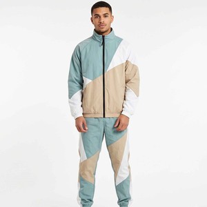 Custom Sweatsuit Windbreaker Nylon <b>Reflective</b> Tracksuit Lightweight Jogging Suits Sweatpants and <b>Jacket</b> Set Tracksuits for Men - Product Image 1
