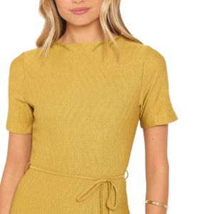 Vestido largo escalonado para mujer, conjunto de verano de manga corta - Product Image 5