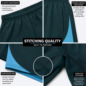 Casual Packable <b>Windbreaker</b> Shorts Ultra Light Summer <b>Beach</b> Wear Embroidered Logo With Elastic Waistband Men Wear Shorts - Product Image 6