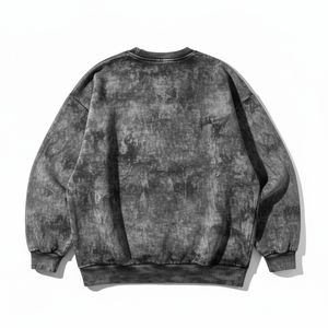 Sudadera Unisex con Diseño de Logotipo Estampado, Sudadera Lavada al Ácido al por Mayor, Sudadera Completa 100% Algodón - Product Image 3