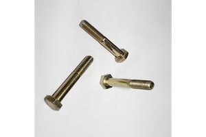 Tornillo de Cabeza Hexagonal de Acero de Alta Resistencia, Plateado en Zinc, Rosca Completa, para Uso Mecánico Industrial - Product Image 3