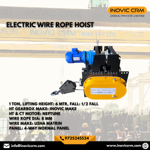 Nouveau Moteur Neptune CT à Commande à Distance, Capacité 2 Tonnes, Hauteur de Levage 9 Mètres, Vitesse 6 M/min, Frein à Disque DC, Boîte de Vitesses Rotorq, Engrenage Supérieur - Product Image 2