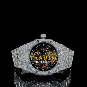 Custom High Quality Luxury Fashion Business Sport <b>Coin</b> Women's Quartz Watch Stainless Steel Glass Moissanite Limited Edition - Product Image 1