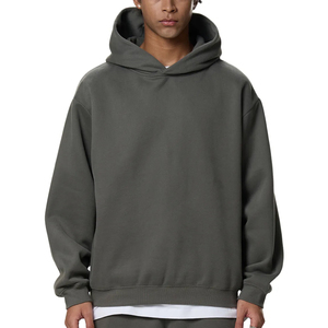 Customized <b>Hoodie</b> 100% Cotton Fleece Casual Streetwear Pullover Hooded Sweatshirt Men Women Unisex Embroidery Logo Supplier OEM - Product Image 1