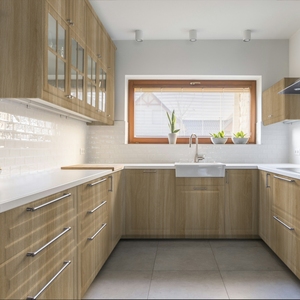 Ensemble complet d'armoires de cuisine européennes sur mesure JY Project, porte shaker, structure en MDF moderne, suspendues au mur, modulaires, RTA - Product Image 4