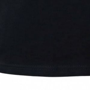 T-shirt noir pour homme, col rond, manches courtes, coton doux, décontracté, basique, léger, respirant, pour l'été, à porter tous les jours, personnalisable - Product Image 6