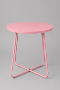 Table d'appoint ronde rouge moderne, table d'appoint en métal, table basse, table à thé pour salon, meuble de chevet, table de salon portable - Product Image 4