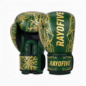 ถุงมือฝึกซ้อมหนัง PU แบบปรับแต่งได้สำหรับศิลปะการต่อสู้และฟิตเนส ถุงมือชกมวยมืออาชีพหนัง PU ถุงมือโลโก้สั่งทำพิเศษ - Product Image 1