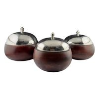 Ensemble de plats de service marocains coniques de luxe en acier inoxydable doré, écologiques, antiadhésifs, de 33 cm de diamètre, pour garder les aliments au chaud