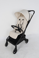 Poussette bébé pliable d'une seule main, luxe, système de voyage, OEM, légère