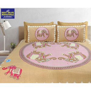 Parure de lit double en coton Lichi 90x100 pouces, 4 pièces, style hôtelier, housse de couette, drap plat et drap-housse 300TC, ensemble 4 pièces 200TC - Product Image 2