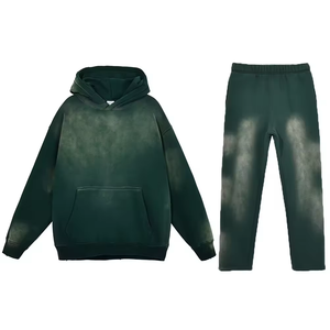 Sweat à capuche pour homme de luxe, vintage, coupe classique, délavé à l'acide, 100% polyester, anti-UV, durable, confortable, commandes en gros, service OEM personnalisé - Product Image 5