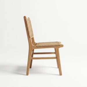 Solid Teak Outdoor Dining <b>Chair</b> Manufacturer Woven Rope Hospitality Furniture Custom Bulk Export Supply from Indonesia - Product Image 3