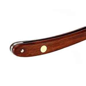 Classic Wood Handle Straight Razor Barber Shaving Shavette Manual Razor Men Grooming Tools OEM ODM By Hexa Care - Product Image 3