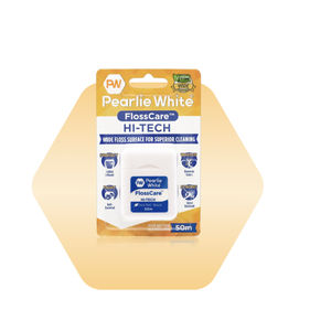 เพิร์ลลี่ ไวท์ ฟลอสแคร์ ไฮเทค แว็กซ์ มิ้นท์ ฟลอส 50 ม - Product Image 1