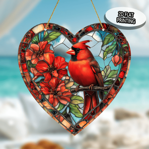 CIFbuy Atrapasueños de Corazón Arcoíris de Acrílico con Efecto Vitral, Decoración de Cristal para Hogar y Jardín, Compatible con TikTok y Servicio de Recogida Temu - Product Image 5