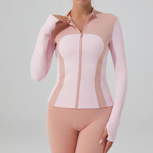 Ensemble veste et pantalon pour femme Y2K, streetwear d'hiver, manches longues, logo personnalisé, tricot contrasté, broderie, design deux pièces - Product Image 5