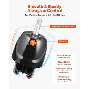Pompa Idraulica per Timoneria con Alloggiamento in Lega di Alluminio C per Imbarcazioni da 150 CV, Pressione Massima di Lavoro 6,9 MPa/1000 psi - Product Image 3