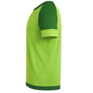 Camiseta Deportiva de Fútbol para Hombre, Verde con Paneles en Contraste, Transpirable, de Secado Rápido, para Entrenamiento, de Warpro, en Poliéster - Product Image 2