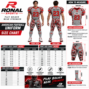 Uniforme de Fútbol Americano Personalizado de Alta Calidad, Spandex/Poliéster, Color Sólido, Transpirable, Tallas Grandes, Secado Rápido, Colores Personalizables - Product Image 6
