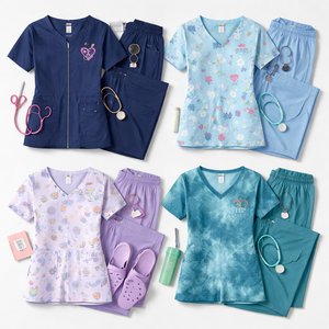 Uniformes de Enfermería de Algodón y Felpa Personalizados al por Mayor - Fabricante OEM, Suministro Directo para Uso Hospitalario, Blusas/Camisas Unisex - Product Image 5