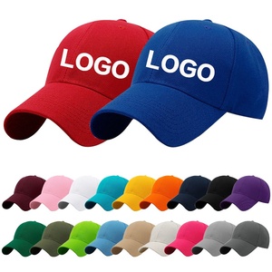 Casquette de baseball à 6 panneaux avec logo personnalisé, unisexe, en coton, décontractée, à fermeture snapback, couleur unie - Product Image 1