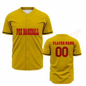 Camiseta de Béisbol con Logotipo Personalizado, Fabricante Mayorista, Hecha en Pakistán, Uniformes de Béisbol, Camiseta de Béisbol con Botones Completos - Product Image 6