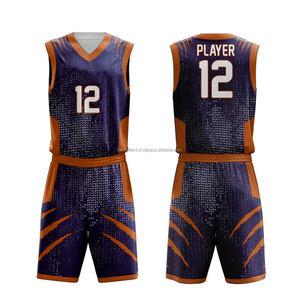 Ensembles d'uniformes de basket-ball pour hommes BSCI vêtements de sport en Polyester de superbe qualité et maillots d'équipe respirants et grande taille nouveau modèle - Product Image 1