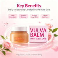 Baume de Soin Intime Marque Blanche à l'Aloe Vera, Acide Hyaluronique et Céramide – Hydratant, Adoucissant, Essence Botanique pour Soin Quotidien